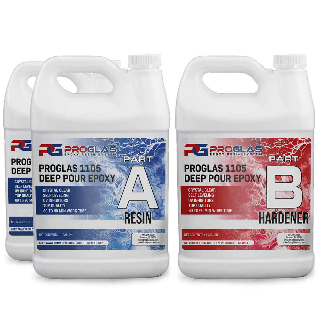 NEW!! ProGlas 1105 Deep Pour Epoxy Resin- Detailed Instructions ...