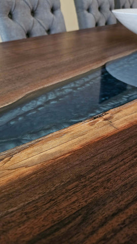 Discover the Art of Epoxy Resin: Stunning River Table Creations by D&R Wood Slab Designs