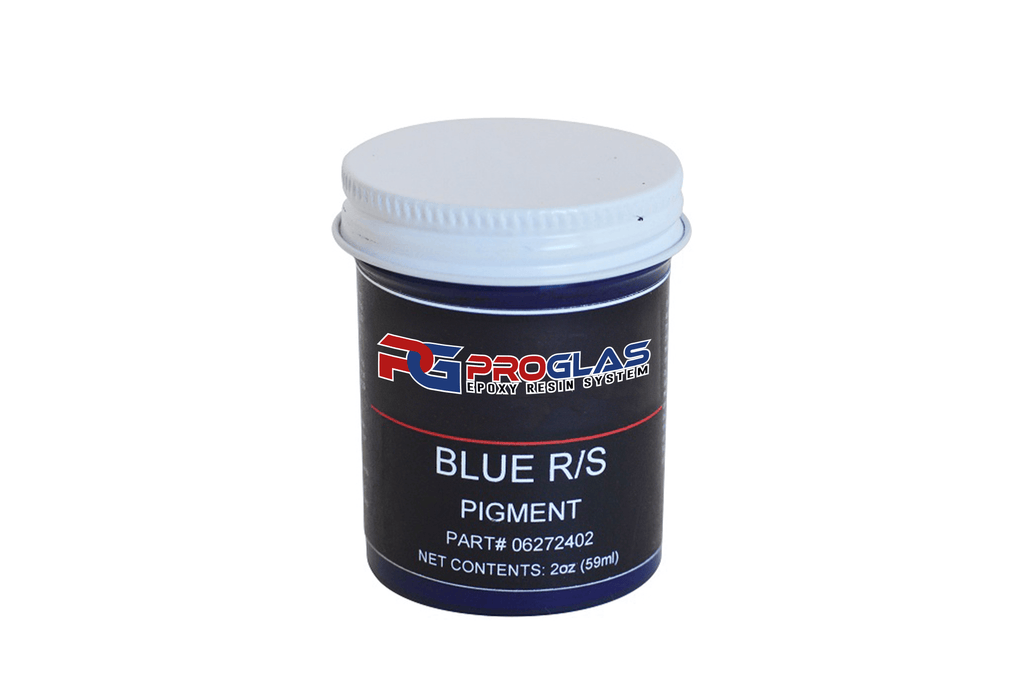 Phthalo blue- red shade colored pigment in 2 ounce bottle for use with resins to create custom colors.