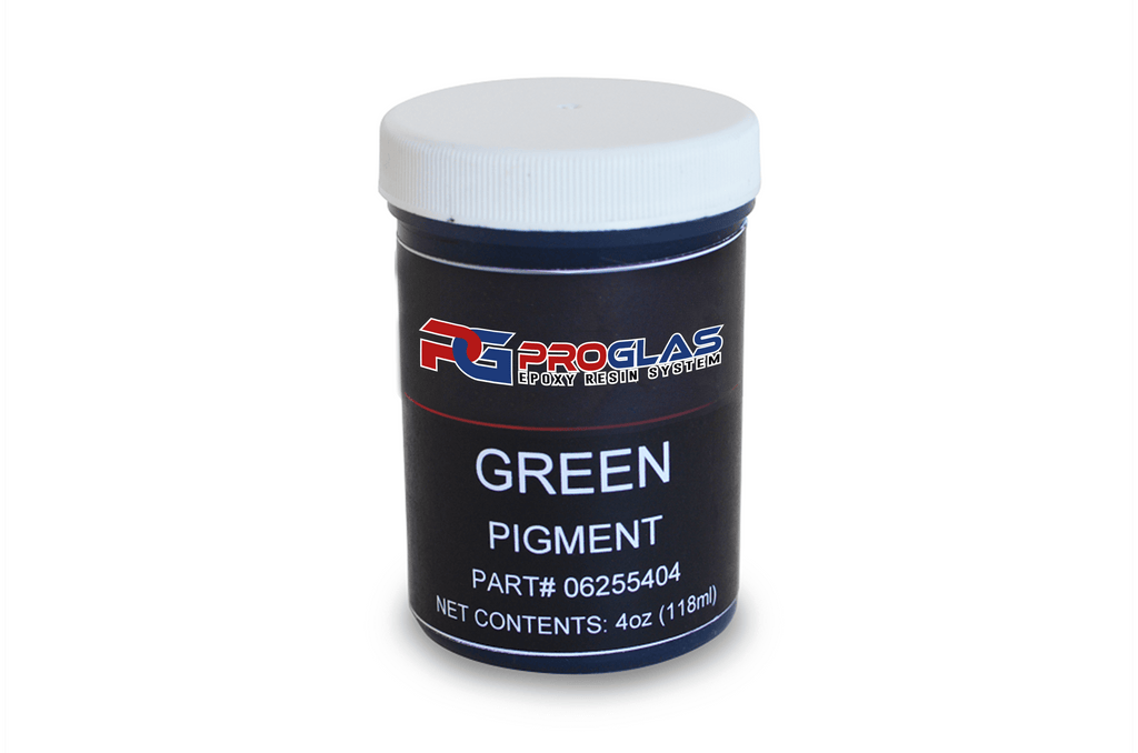 Phthalo Green colored liquid concentrate in small four ounce bottle. Use with resins to create custom colors.