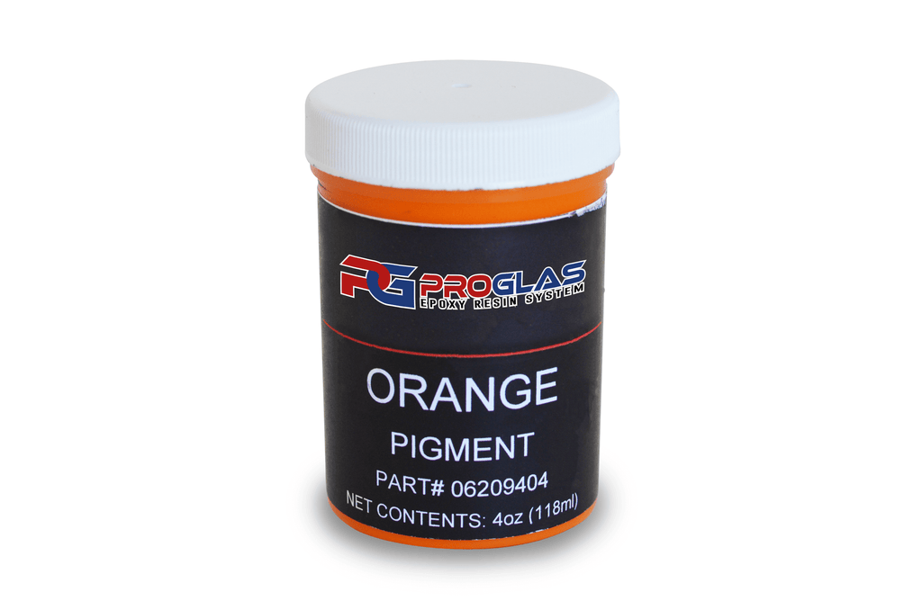 Orange colored liquid pigment compatible with polyester, vinyl ester and epoxy resins.